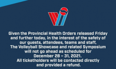 The Volleyball Showcase in Langley cancelled due to COVID concerns