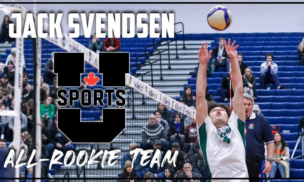 MEN'S VOLLEYBALL SVENDSEN LANDS ON USPORTS ALLROOKIE TEAM Momentum