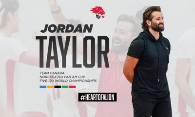 TAYLOR TAPPED BY VOLLEYBALL CANADA TO SERVE ON 19U COACHING
STAFFS AT TWO SUMMER CHAMPIONSHIPS