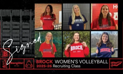 Brock women’s volleyball team retools, signs six recruits
for 2025-26
