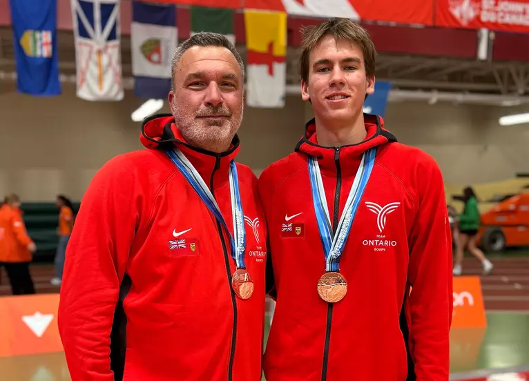 Brock men’s volleyball head coach, incoming recruit earn
bronze medal for Team Ontario
