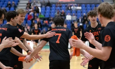 WolfPack men’s volleyball take show on the road to Prince
George