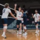 SPARTANS HOLD OFF MOUNT ROYAL TO EARN FOUR-SET WIN