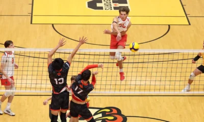 Dinos sweep MacEwan with three-set thriller