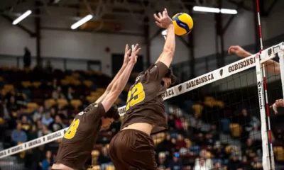 Block party at IGAC: Heat and Bisons combine for 49 total
blocks in 3-1 win for the visitors