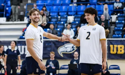 Mason Greves sets program assist record as T-Birds sweep
opening weekend vs Bobcats