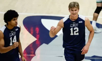 MVB: Cougars are undefeated in 3-1 win over the
Huskies