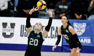 Huskies Pick Up First Win of 2025-26 in Clean Sweep of
Cougars