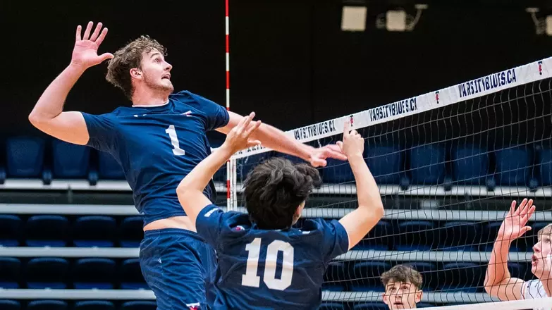 MEN’S VOLLEYBALL SECURE OPENING DAY WIN IN HAMILTON