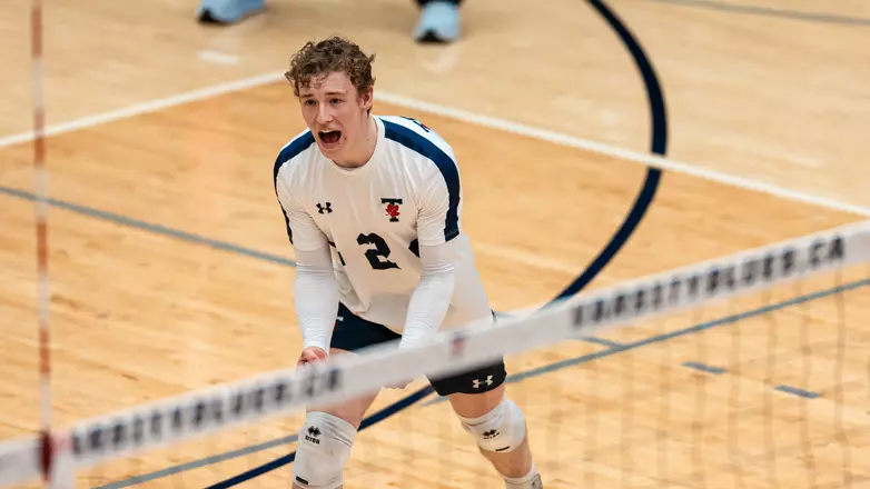 BLUES SWEEP MCMASTER ON THE ROAD