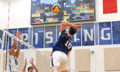 MEN’S VOLLEYBALL: Lakers win home-opener in three
sets
