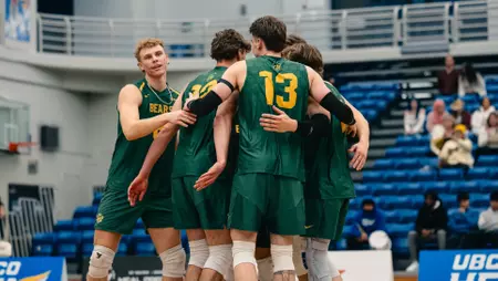Bears VB responds with four-set win over Heat