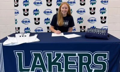 WOMEN’S VOLLEYBALL: 2026 recruit Stapleton signs with
Lakers