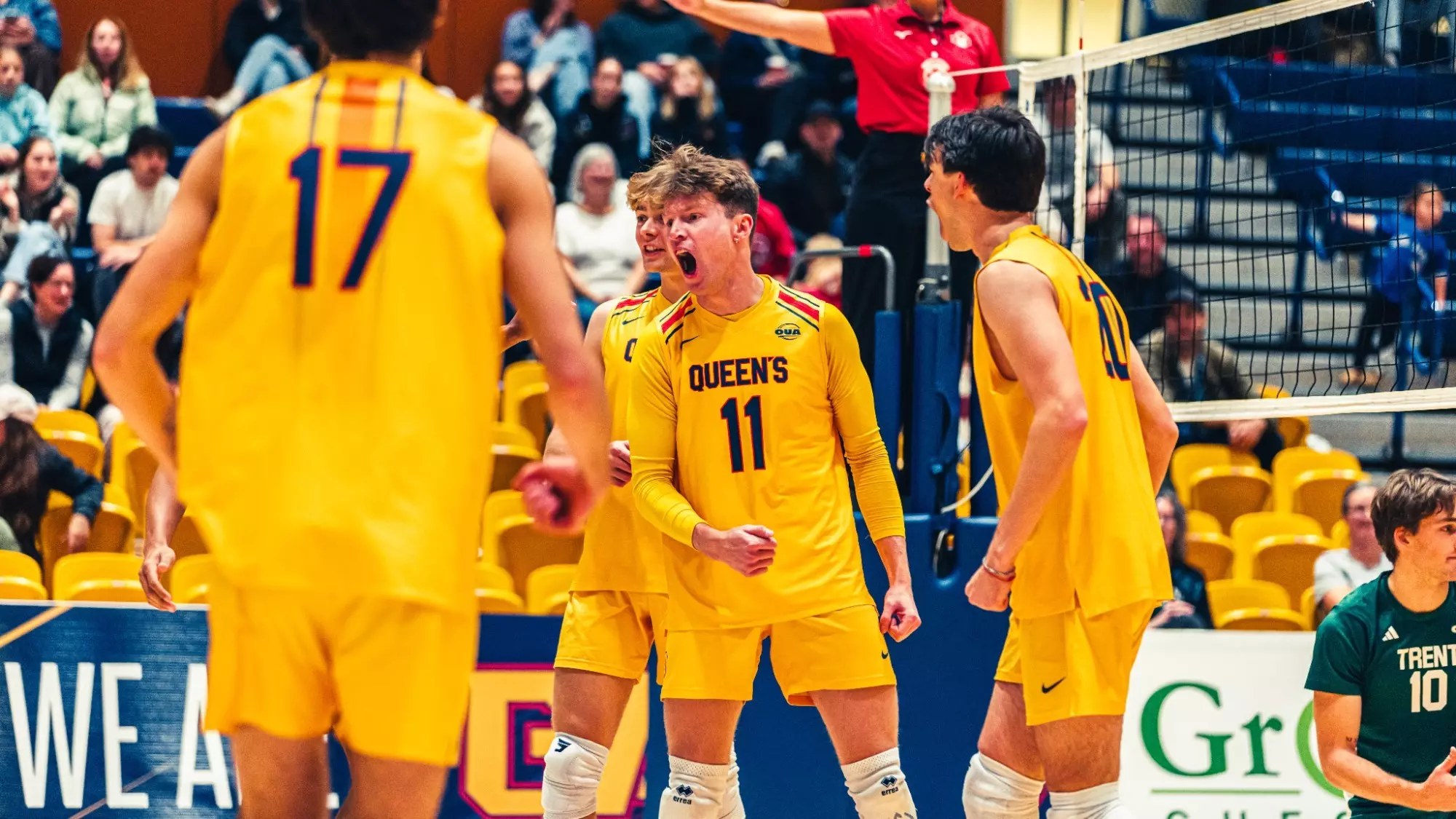 GAELS CONQUER BOLD IN THREE-SET SWEEP ON THE ROAD