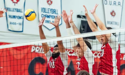 LIONS FALL TO VARSITY BLUES IN FOUR SET GRIND