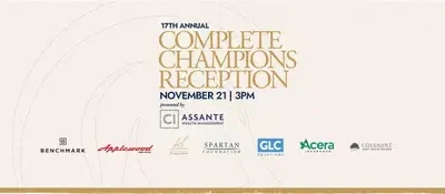 17TH ANNUAL COMPLETE CHAMPIONS RECEPTION | NOV. 21