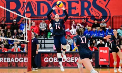 U SPORTS Top 10: Brock women’s volleyball team climbs to No.
6 in the rankings