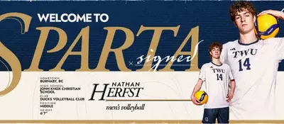 SPARTANS ANNOUNCE SIGNING OF NATHAN HERFST