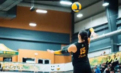 Pandas out-serve Cougars in straight-set victory