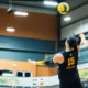Pandas out-serve Cougars in straight-set victory