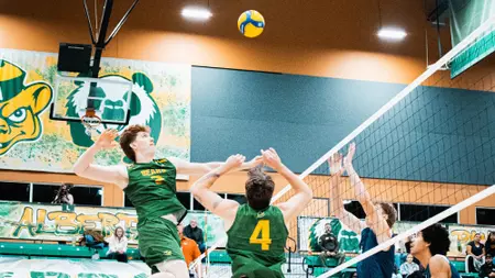 Bears serve their way to weekend sweep over Cougars with 3-1
victory