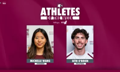 Wang and O’Brien named Marauder Athletes of the Week