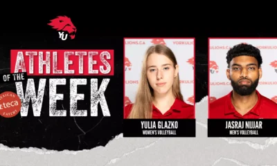 GLAZKO, NIJJAR NAMED Z-TECA MEXICAN EATERY YORK ATHLETES OF
THE WEEK FOR PERIOD ENDING NOV. 23