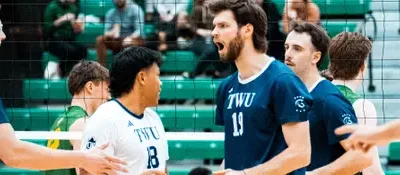 SPARTANS GET WEEKEND SPLIT WITH FIVE-SET WIN OVER
ALBERTA