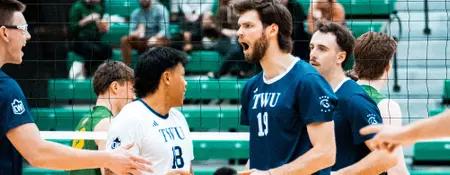SPARTANS GET WEEKEND SPLIT WITH FIVE-SET WIN OVER
ALBERTA