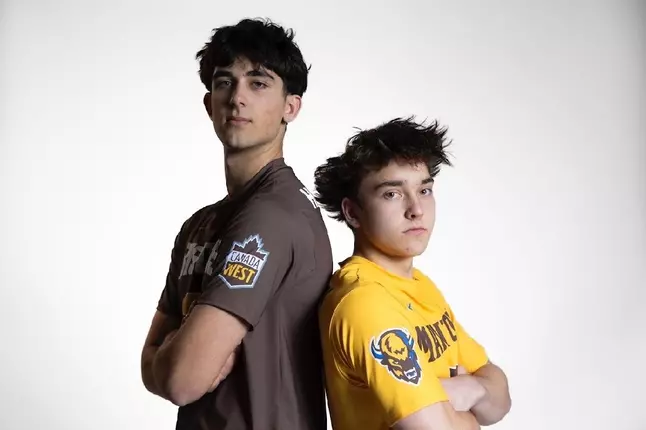 Men’s volleyball announce commitment of provincial champions
Liam Mancer and Nathan Brzak