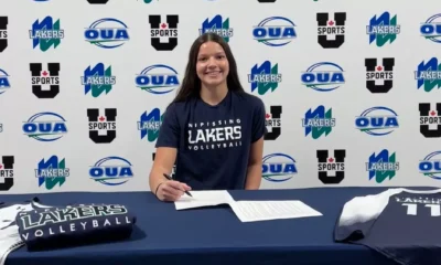 WOMEN’S VOLLEYBALL: Lakers add recruit Pengelly for
2026