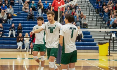 MEN’S VOLLEYBALL: Lakers win 3-0 over Brock