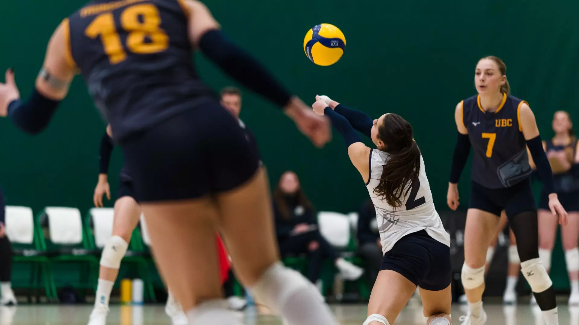 T-Birds edged by Huskies in five sets to split weekend road
series