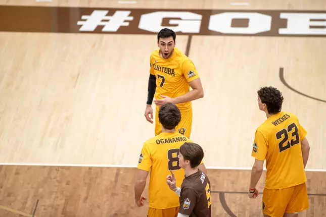 Resilient Bisons come back from a set down, beat MRU
3-1