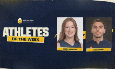 Abbey McAlpine, Lucas Peric named Queen’s Student-Athletes
of the Week