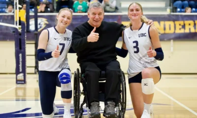 Lenarcic, Lee recognized by Rick Hansen as ‘Birds sweep
Griffins