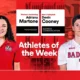 Martone, Cooney named Brock University Athletes of the
Week