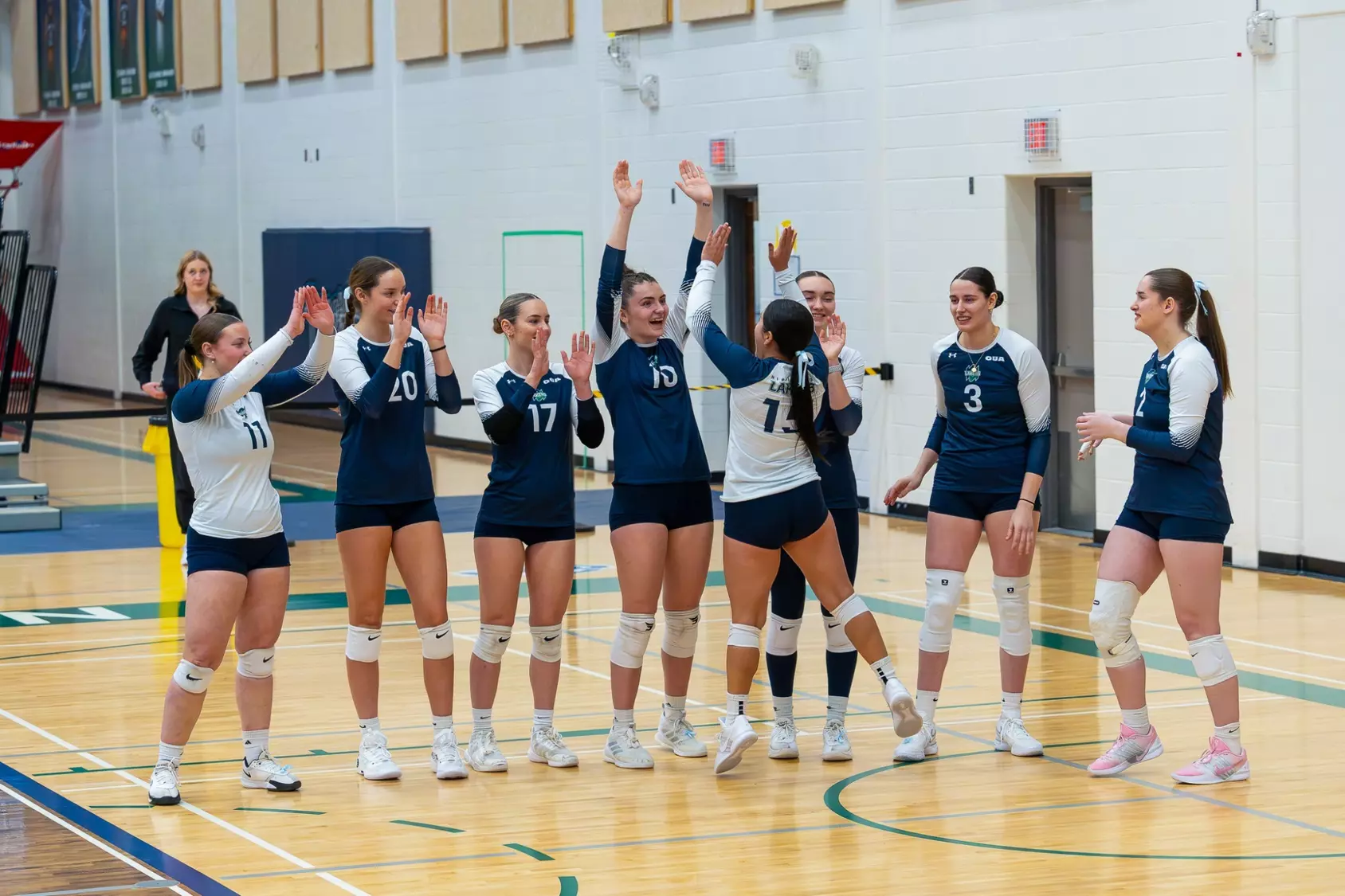 WOMEN’S VOLLEYBALL: Lakers win in three over Trent