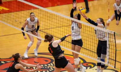 Thunderbirds earn weekend sweep in hard-fought straight sets
victory