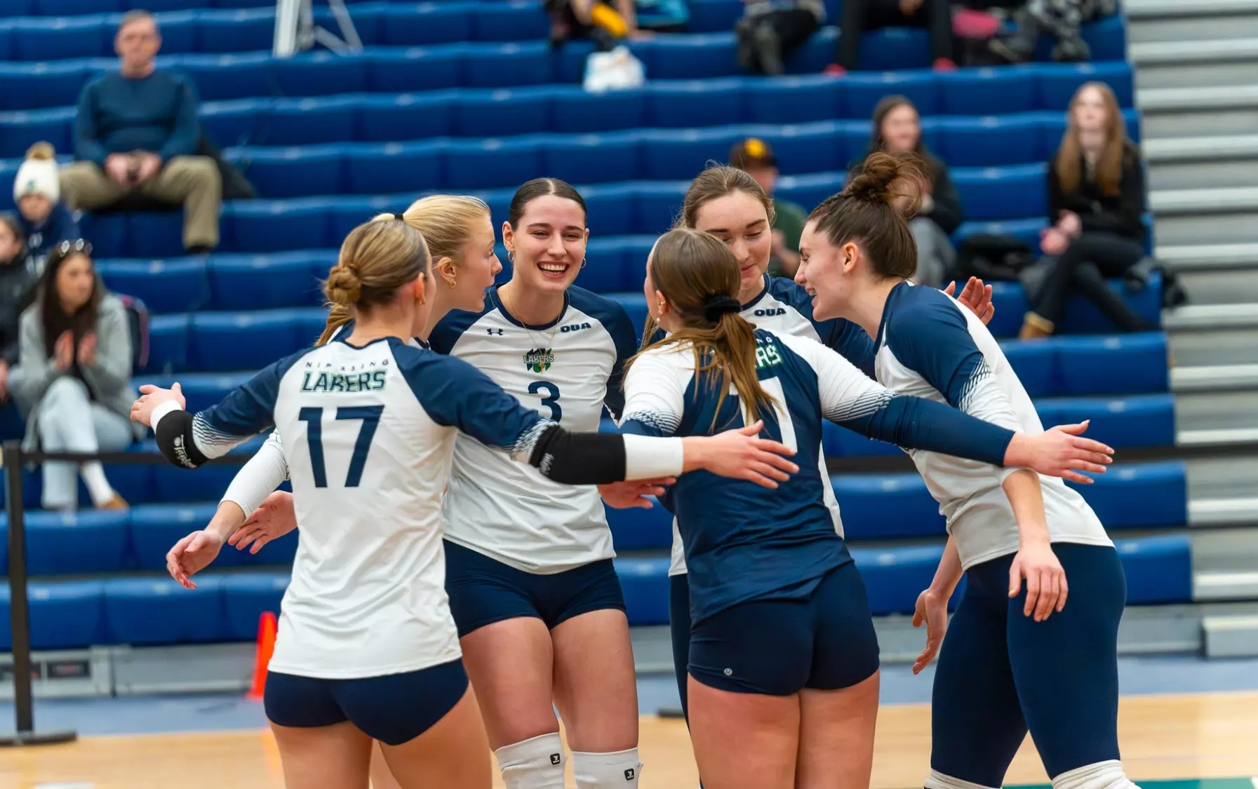 WOMEN’S VOLLEYBALL: Lakers take 3-0 win over Trent