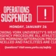 HEAVY SNOWFALL CAUSES BUILDING CLOSURES