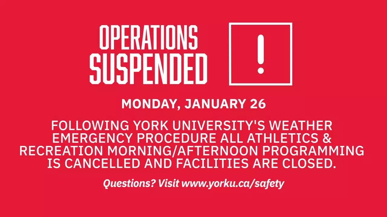 HEAVY SNOWFALL CAUSES BUILDING CLOSURES