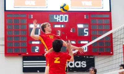 MVB RECAP: Gryphons Holds On Late to Split Weekend
Doubleheader Against York