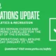 UNIVERSITY WEATHER WATCH LIFTED EFFECTIVE 9:00 PM, NORMAL
A&R OPERATIONS RESUME TUESDAY AT 7:00 AM