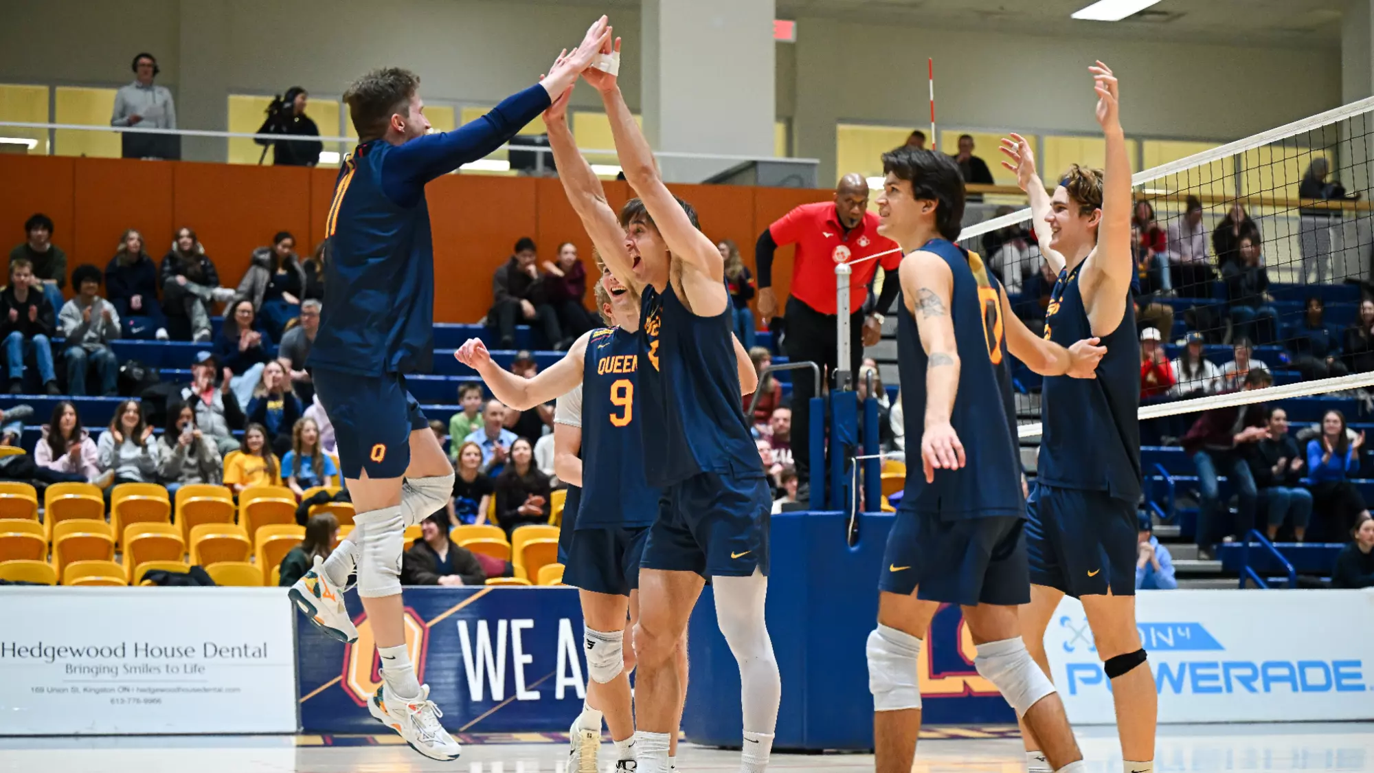 GAELS SWEEP IN THREE THRILLING SETS AGAINST MARAUDERS AT
HOME