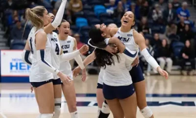 WVB: Cougars heat up Kenyon Court in 3–1 win over
UBCO