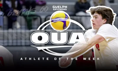 Killian Donovan (Men’s Volleyball) Named OUA Athlete of the
Week
