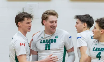MEN’S VOLLEYBALL: Lakers win in four over Waterloo