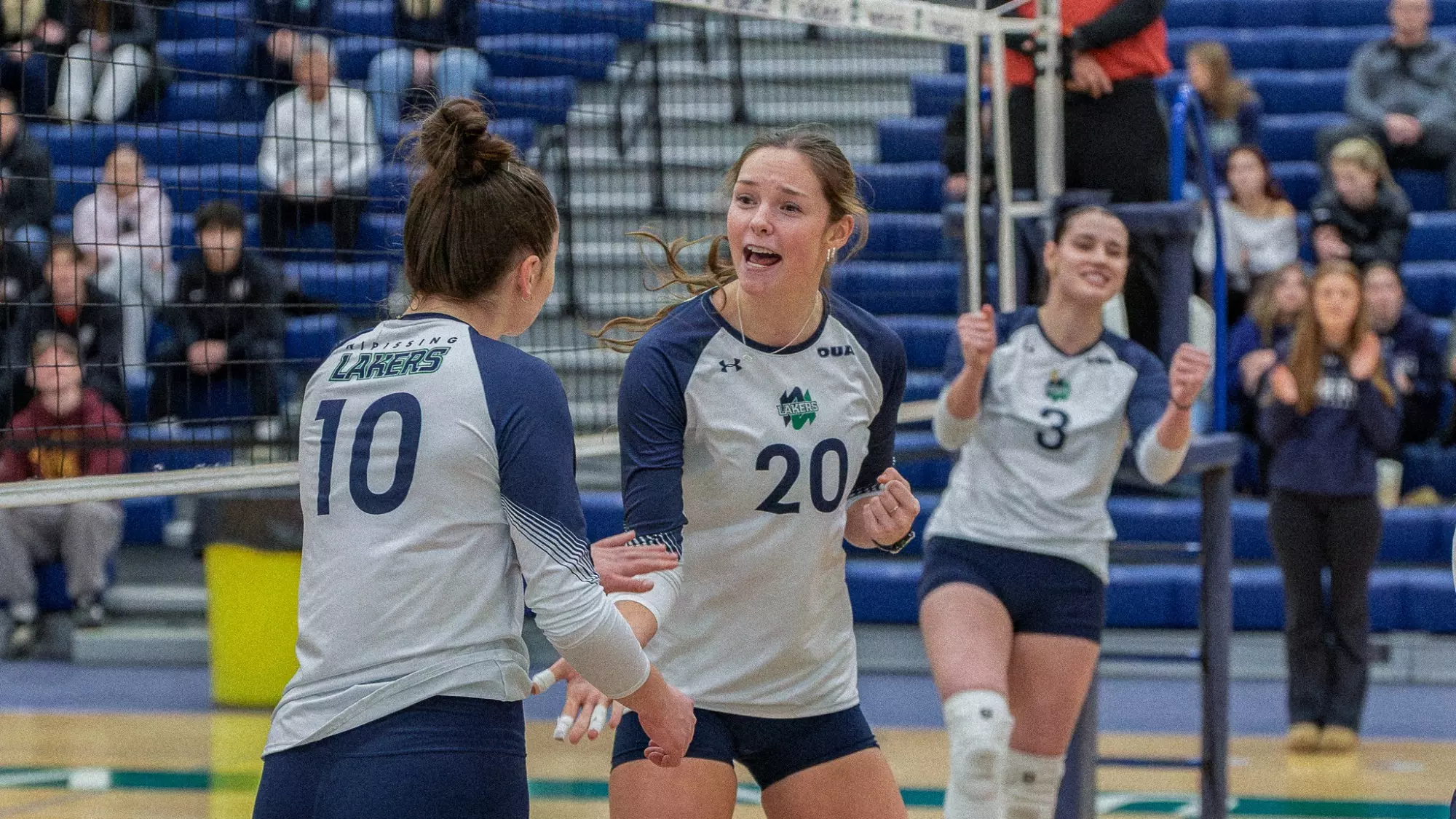 WOMEN’S VOLLEYBALL: Lakers win in 5 over Ottawa