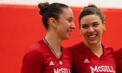 Martlets honour seniors with thrilling five-set victory over
ETS volleyball squad